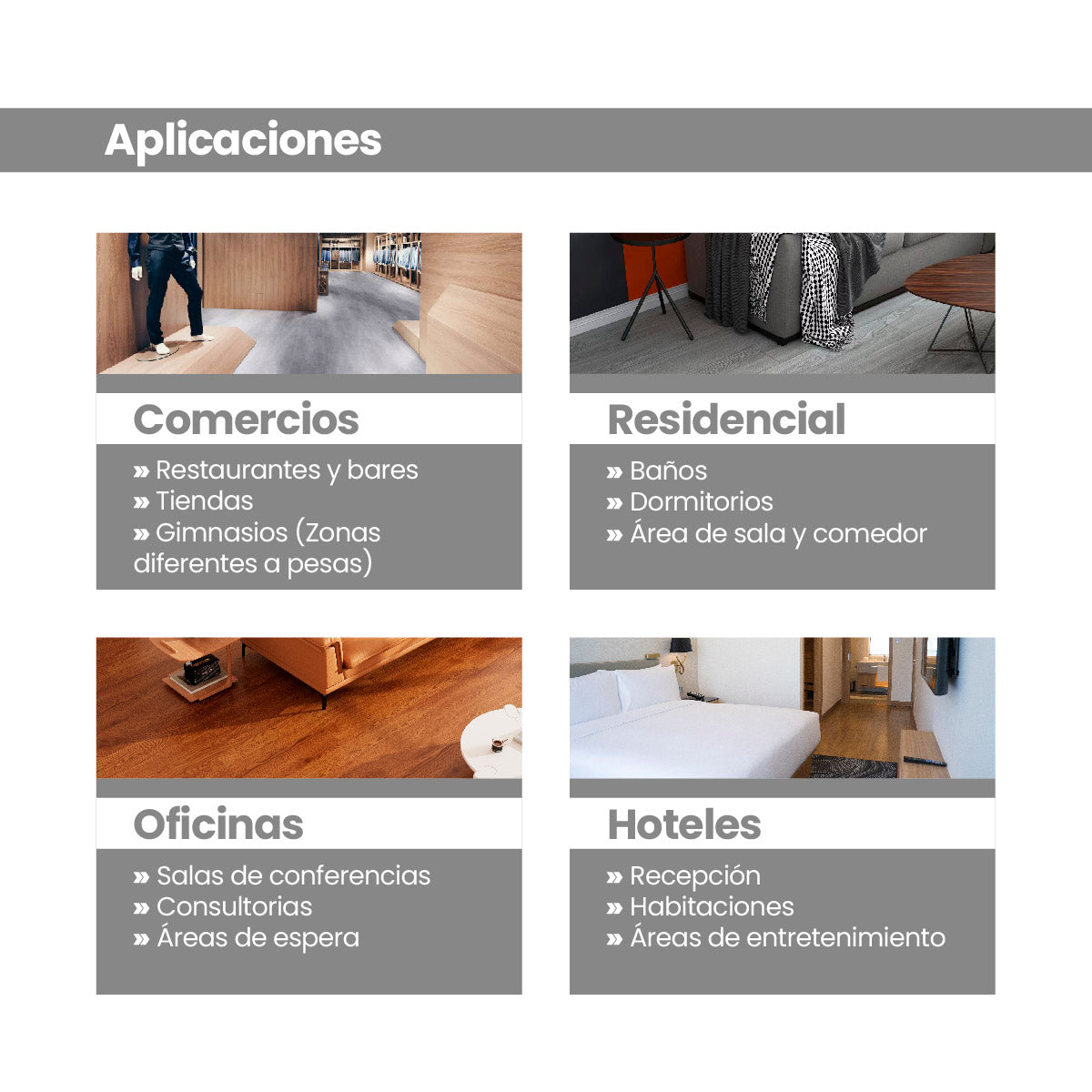 Piso Vinilico de Pvc Autoadhesivo / Vinil para piso autoadhesivo De Alta Calidad Caja De 3.07mt2 - ENVIO GRATIS A TODO CHILE!!