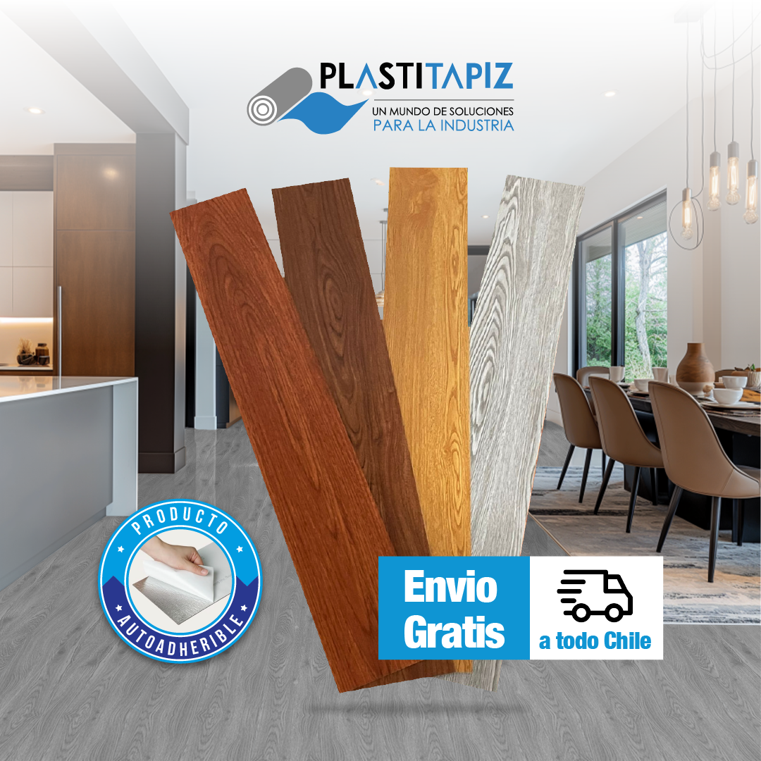 Piso Vinilico de Pvc Autoadhesivo / Vinil para piso autoadhesivo De Alta Calidad Caja De 3.07mt2 - ENVIO GRATIS A TODO CHILE!!