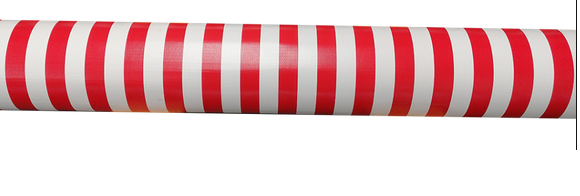 Lona 500 de Pvc Listada para toldos - Venta por metro Lineal ancho 1.4 mts.