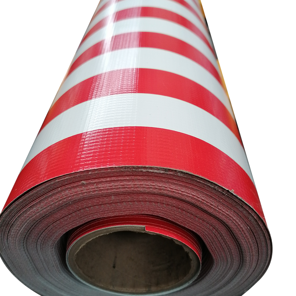 Lona 500 de Pvc Listada para toldos - Venta por metro Lineal ancho 1.4 mts.