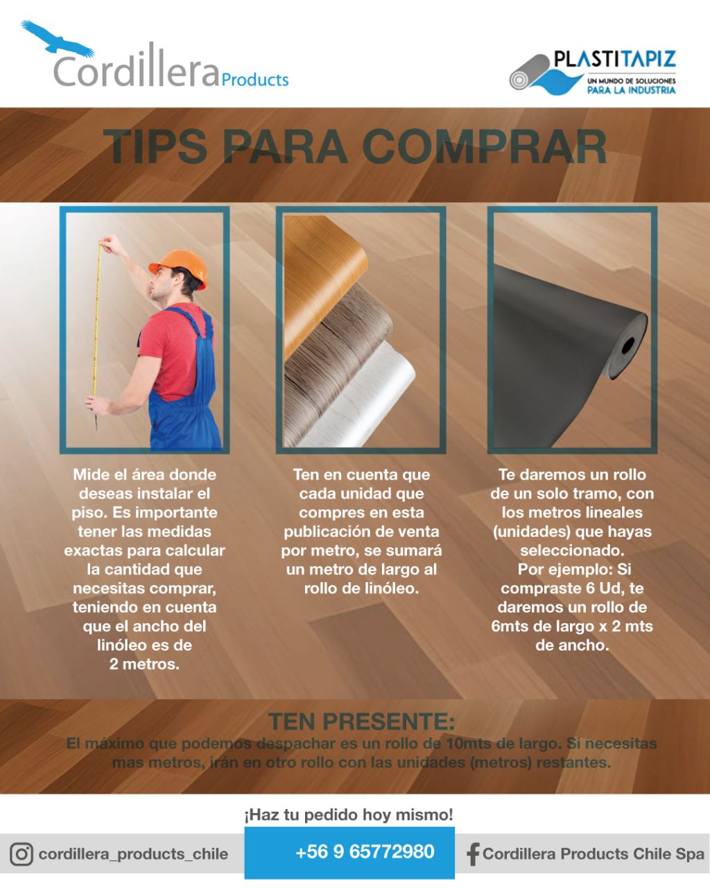 Piso Vinilico Linoleo Simil Madera Venta Por Metro Lineal Ancho 2mt Espesor 1,2 mm. ENVIO GRATIS A TODO CHILE!!